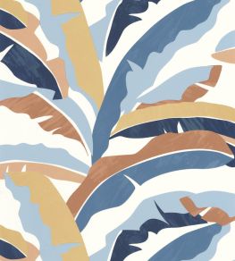 Ampleur Wallpaper by Caselio Bleu Camel