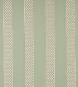Andorra Stripe Fabric by Colefax and Fowler Celadon
