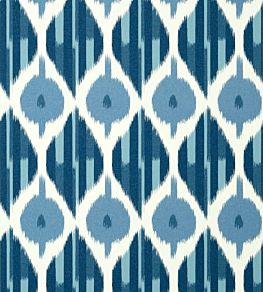 Kimono Wallpaper by Anna French Navy