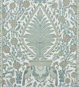 Palampore Fabric by Anna French Robin's Egg