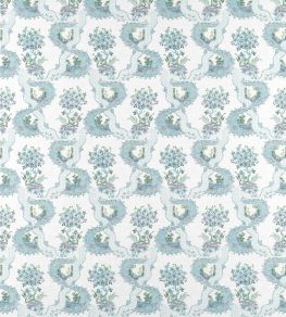 Antoinette Fabric by Anna French Blue and Plum