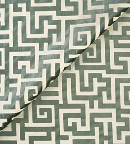 Apollon Fabric by Jim Thompson Forest Green