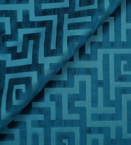 Apollon Fabric by Jim Thompson Peacock