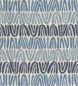 Appledore Fabric by Nina Campbell Indigo/Blue