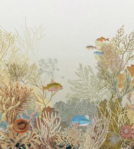 Aquarium Mural by Casadeco Beige Sepia