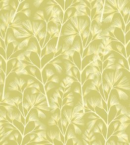 Arabella Wallpaper by Ohpopsi Chartreuse