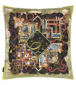 Archeologie Cushion 55 x 55cm by Christian Lacroix Mosaique