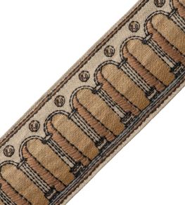 Archi Embroidered Border Trimming by Samuel & Sons Pietra