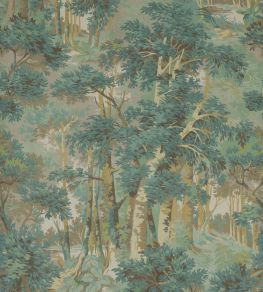 Arden Wallpaper by Colefax and Fowler Forest Green