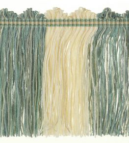 Arlington Cut Fringe Trimming by Colefax and Fowler Aqua