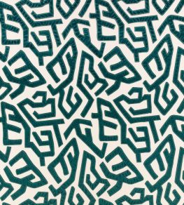 Arp Fabric by Zinc Cerulean
