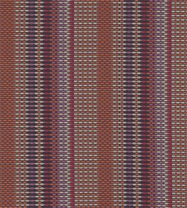 Array Fabric by Harlequin Bitter Chocolate, Spice, Flame, Aubergine