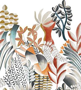 Artemis Mural by Casamance Blanc/Multicolore
