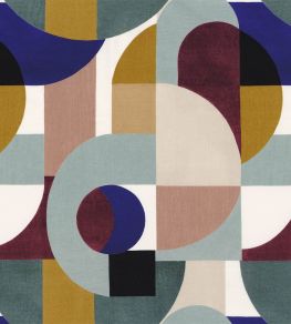 Arypique Fabric by Camengo Aubergine