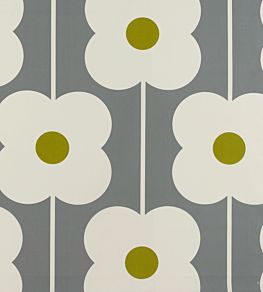 Abacus Flower Fabric by Orla Kiely Olive