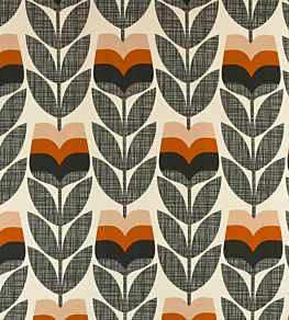 Rose Bud Fabric by Orla Kiely Orange