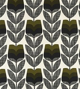 Rose Bud Fabric by Orla Kiely Moss