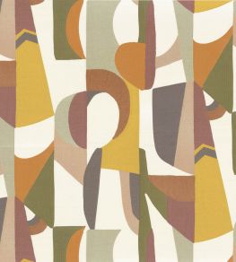 Assemblage Wallpaper by Casamance Blanc/Multico