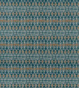 Atlas Ikat Fabric by Thibaut Mineral