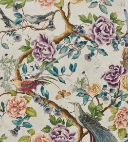 Audubon Garden Fabric by Travers 476