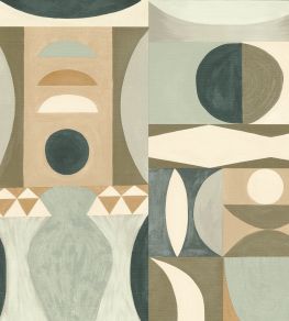 Auguste Wallpaper by Casamance Cypres
