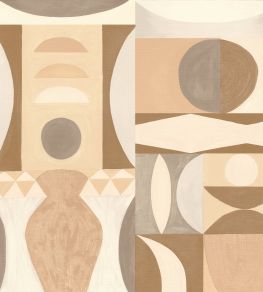 Auguste Wallpaper by Casamance Latte