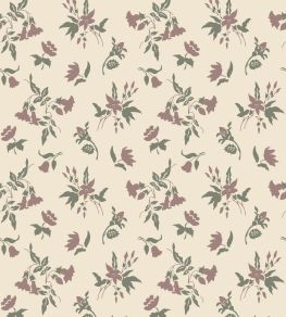 Auguste Wallpaper by Farrow & Ball White Tie / Treron