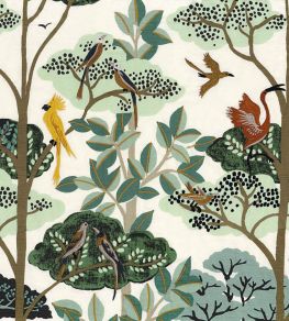 Ava Fabric by Casamance Celadon