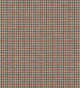 Babington Check Fabric by Mulberry Home Red/Blue