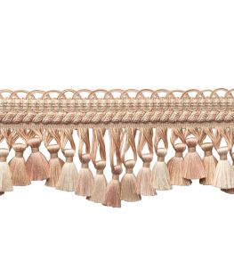 Bagatelle Scalloped Tassel Fringe Trimming by Samuel & Sons Petal
