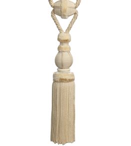 Bagatelle Single Tassel Tieback Trimming by Samuel & Sons Gardenia