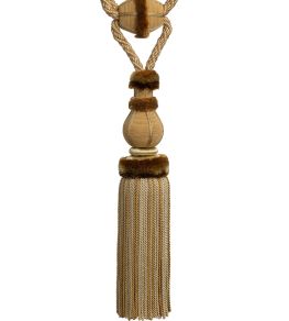 Bagatelle Single Tassel Tieback Trimming by Samuel & Sons Gilded Gold