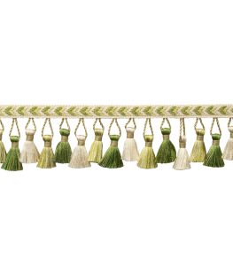 Bagatelle Tassel Fringe Trimming by Samuel & Sons Fern