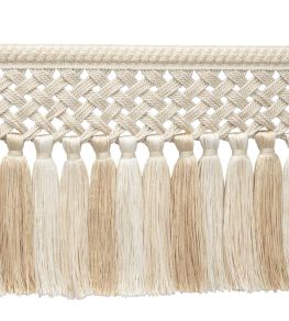 Bagatelle Tassel Skirt Fringe Trimming by Samuel & Sons Gardenia