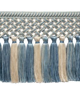 Bagatelle Tassel Skirt Fringe Trimming by Samuel & Sons Hydrangea