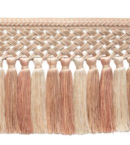 Bagatelle Tassel Skirt Fringe Trimming by Samuel & Sons Petal