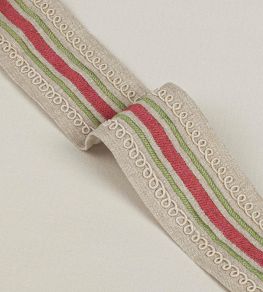 Bailey Braid Trimming by Colefax and Fowler Pink/Green