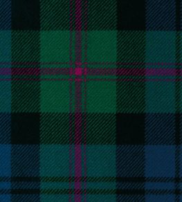 Baird Anc Fabric by The Isle Mill Blue/Green/Purple