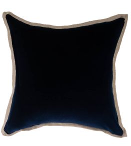 Baker House Velvet Cushion 50 x 50cm by GP & J Baker Indigo