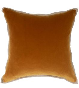 Baker House Velvet Cushion 50 x 50cm by GP & J Baker Ochre