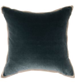 Baker House Velvet Cushion 50 x 50cm by GP & J Baker Teal