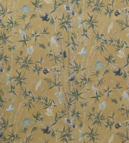 Bamboo Grove Fabric by Madeaux 01 Old Gold