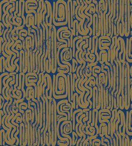 Bantu Wallpaper by Jannelli&Volpi Navy