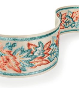 Banyan Braid Trimming by Osborne & Little Terracotta/Teal