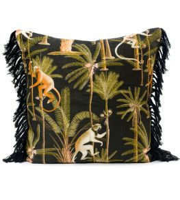 Barbados Cushion 50 x 50cm by MINDTHEGAP Anthracite
