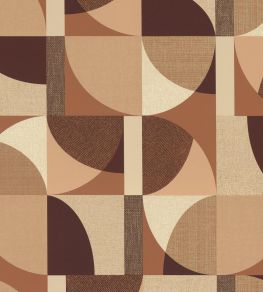 Barillet Wallpaper by Casamance Terracotta/Peau De Peche