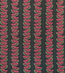 Watermelon Fabric by Barneby Gates Charcoal/Red