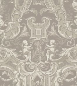 Baroque Wallpaper by Warner House Taupe