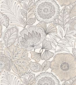 Batik Wallpaper by Casadeco Blanc Coton