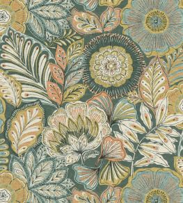 Batik Wallpaper by Casadeco Vert Canopee